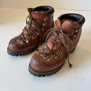Vintage Red Wing Irish Setter Mens Leather Hiking Backpacking Trail Boots Sz 7.5